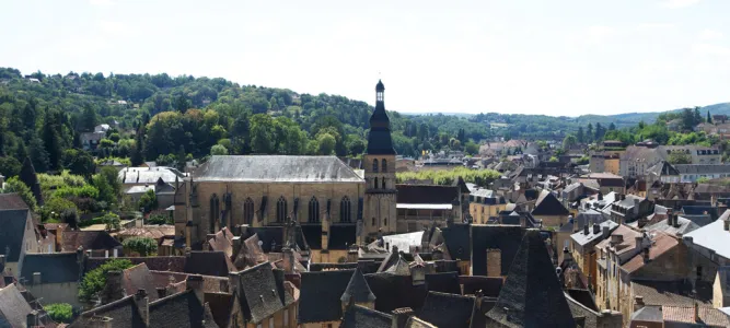 Sarlat vue du Ciel