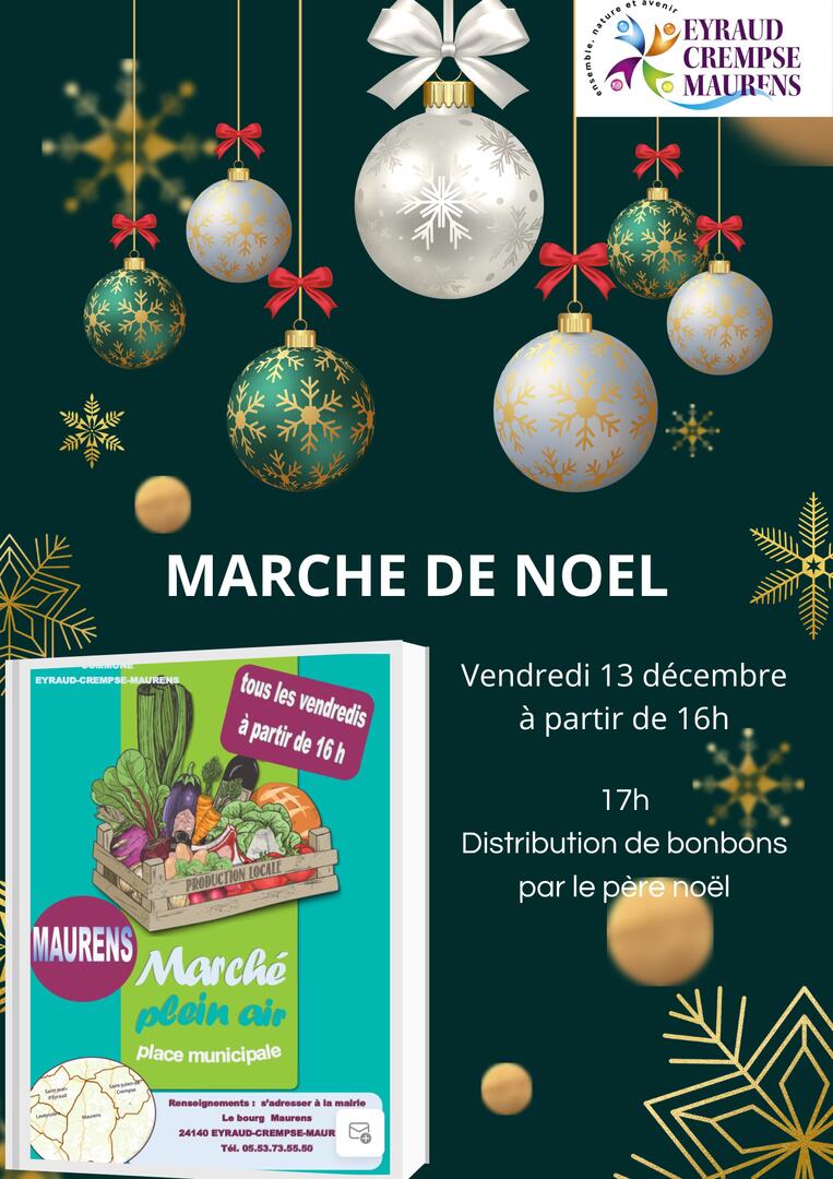 Marché de noël et alimentaire