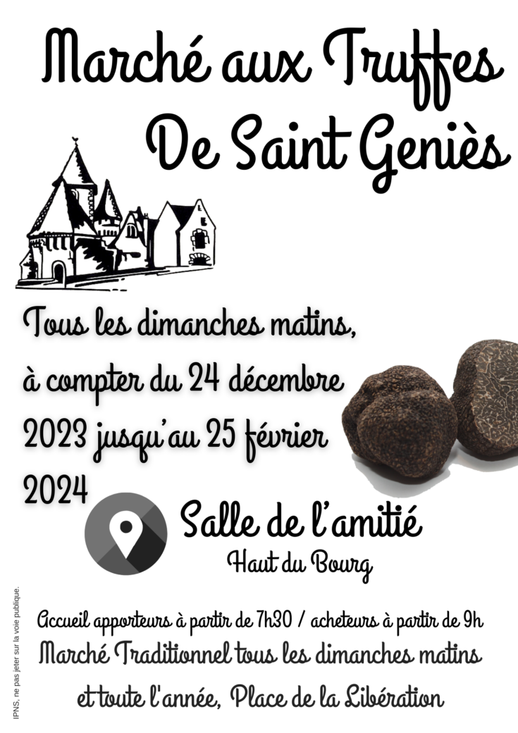 Marchés aux truffes  Dordogne Périgord Tourisme