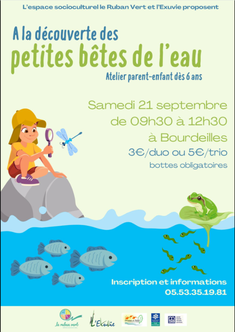 A la découverte des petites bêtes de l'eau