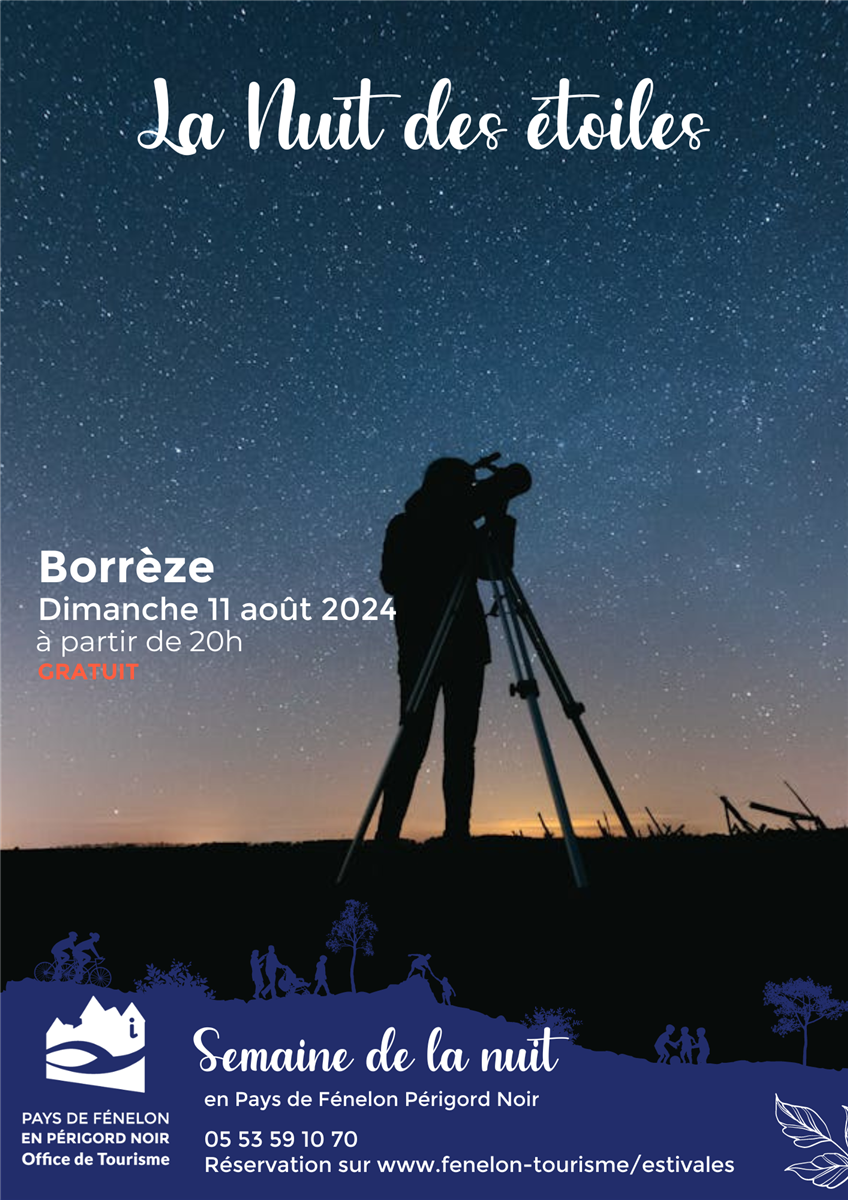 Semaine de la nuit : Nuit des étoiles à Borrèze