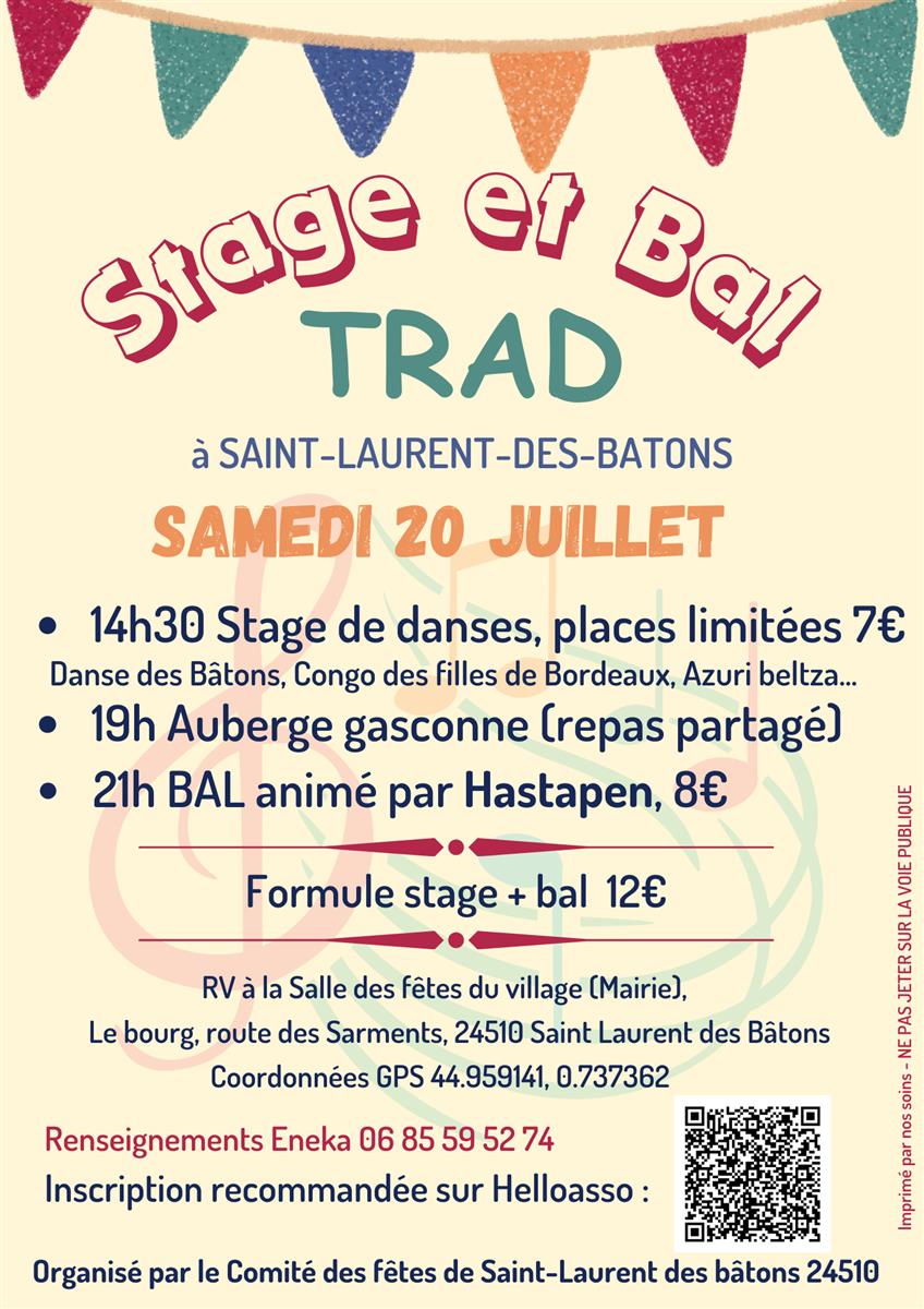 Stage et bal trad