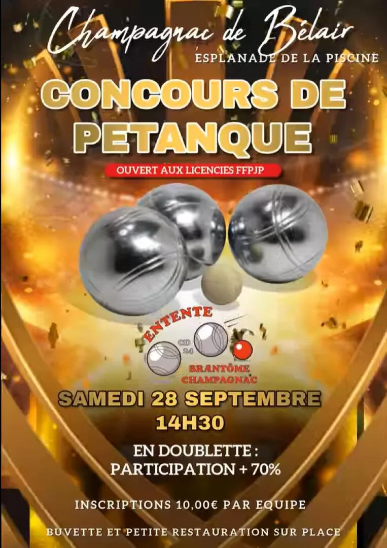 Concours de pétanque