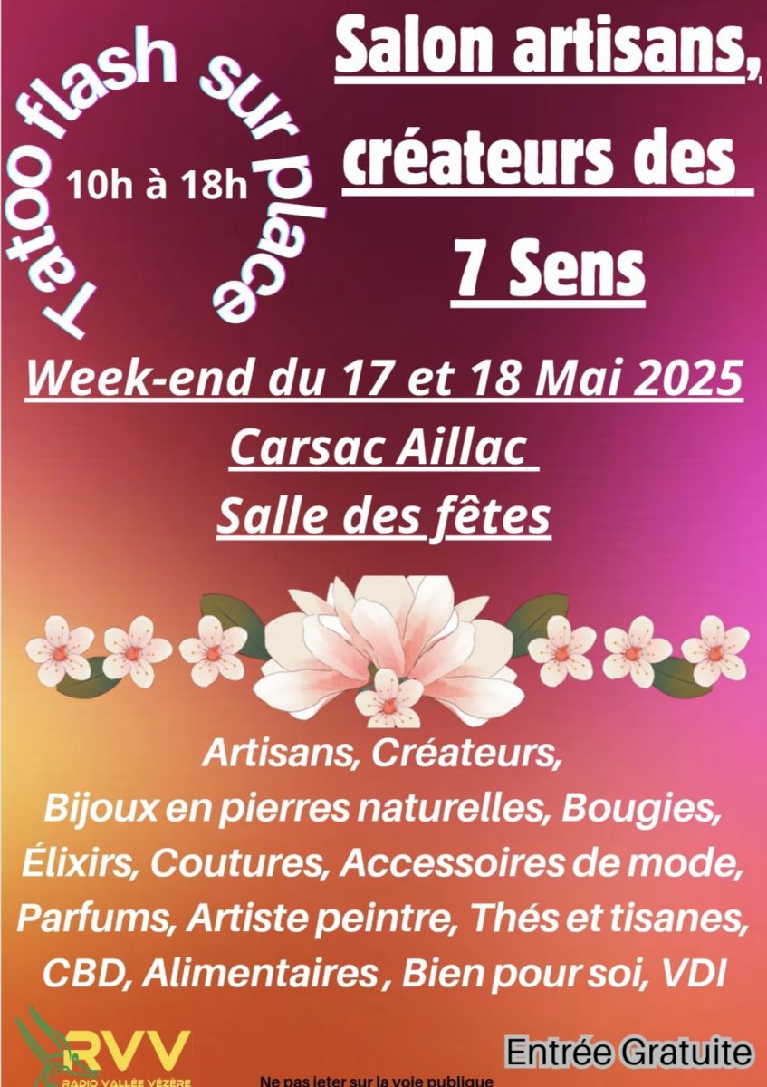 Salon artisans et créateurs des 7 sens