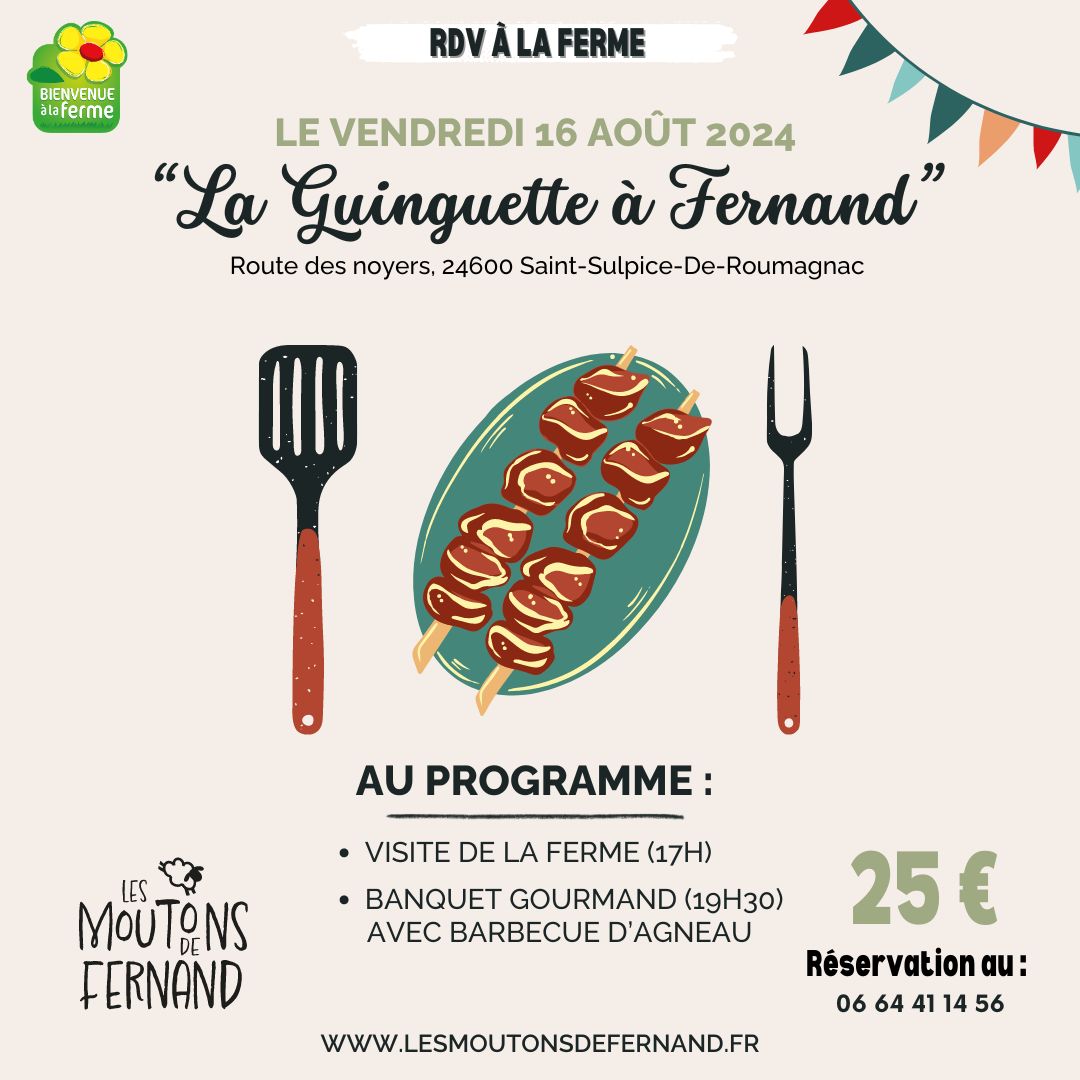 La Guinguette à Fernand ; soirée gourmande à l ...