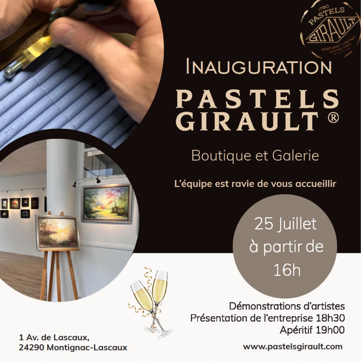 Inauguration Pastels Girault