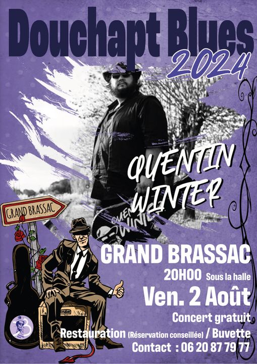 Concert Douchapt Blues: Quentin Winter