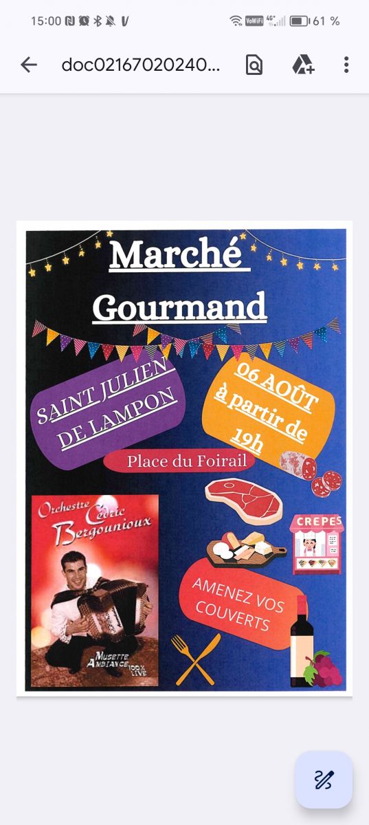 Marche gourmand