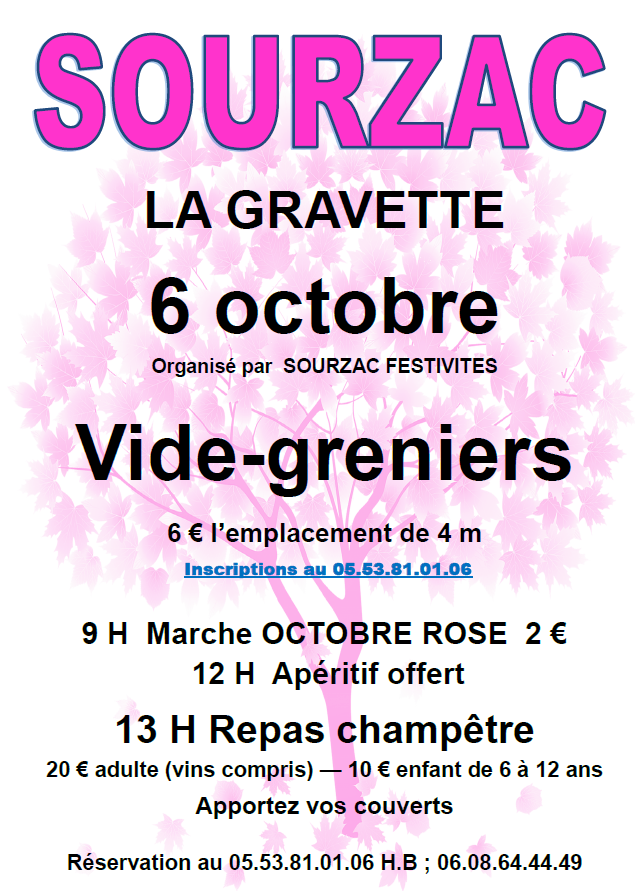 Vide-greniers et marche Rose