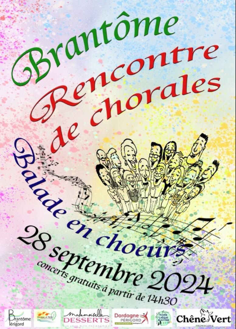 Brantôme : Rencontre de chorales