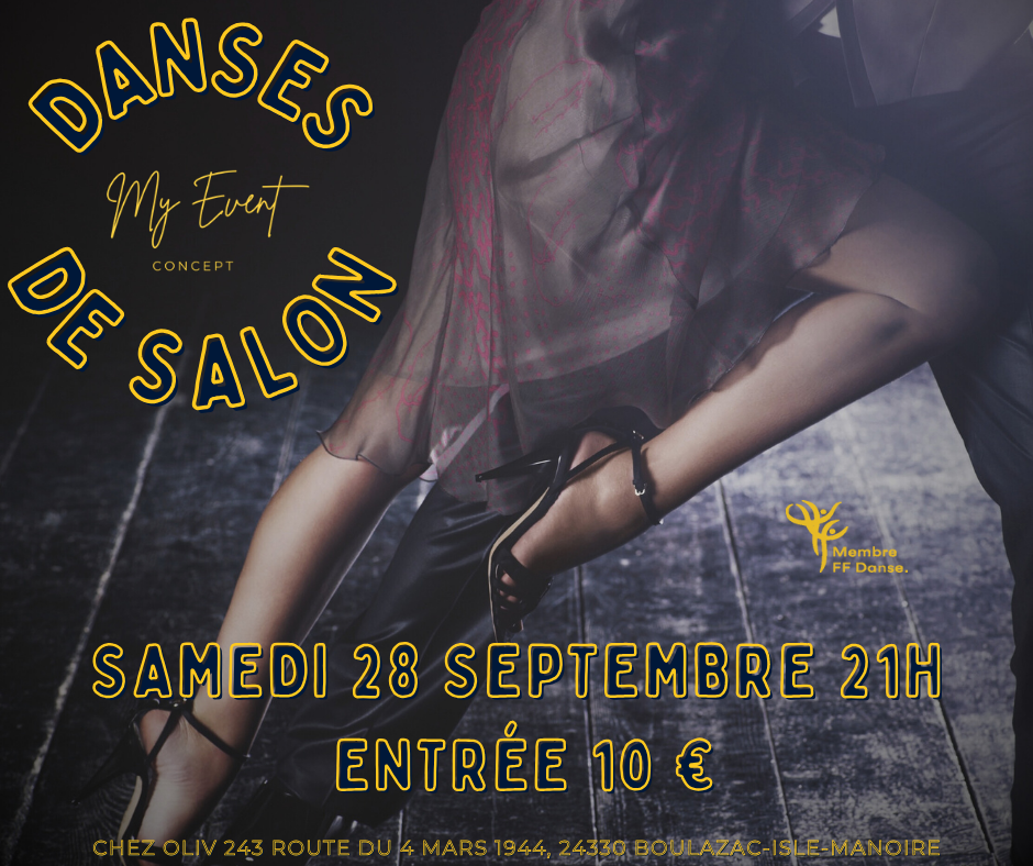 28/09 Soirée Danses de Salon by My Event Concept