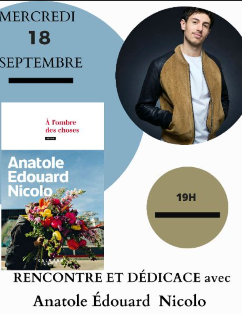 Rencontre & dédicace Anatole Edouard Nicolo