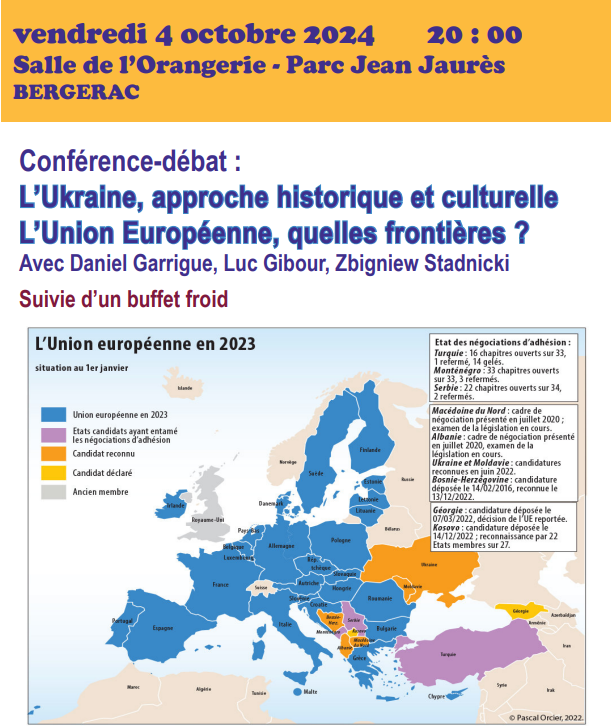 Conférences sur le thème de l'Europe - Semaine ...