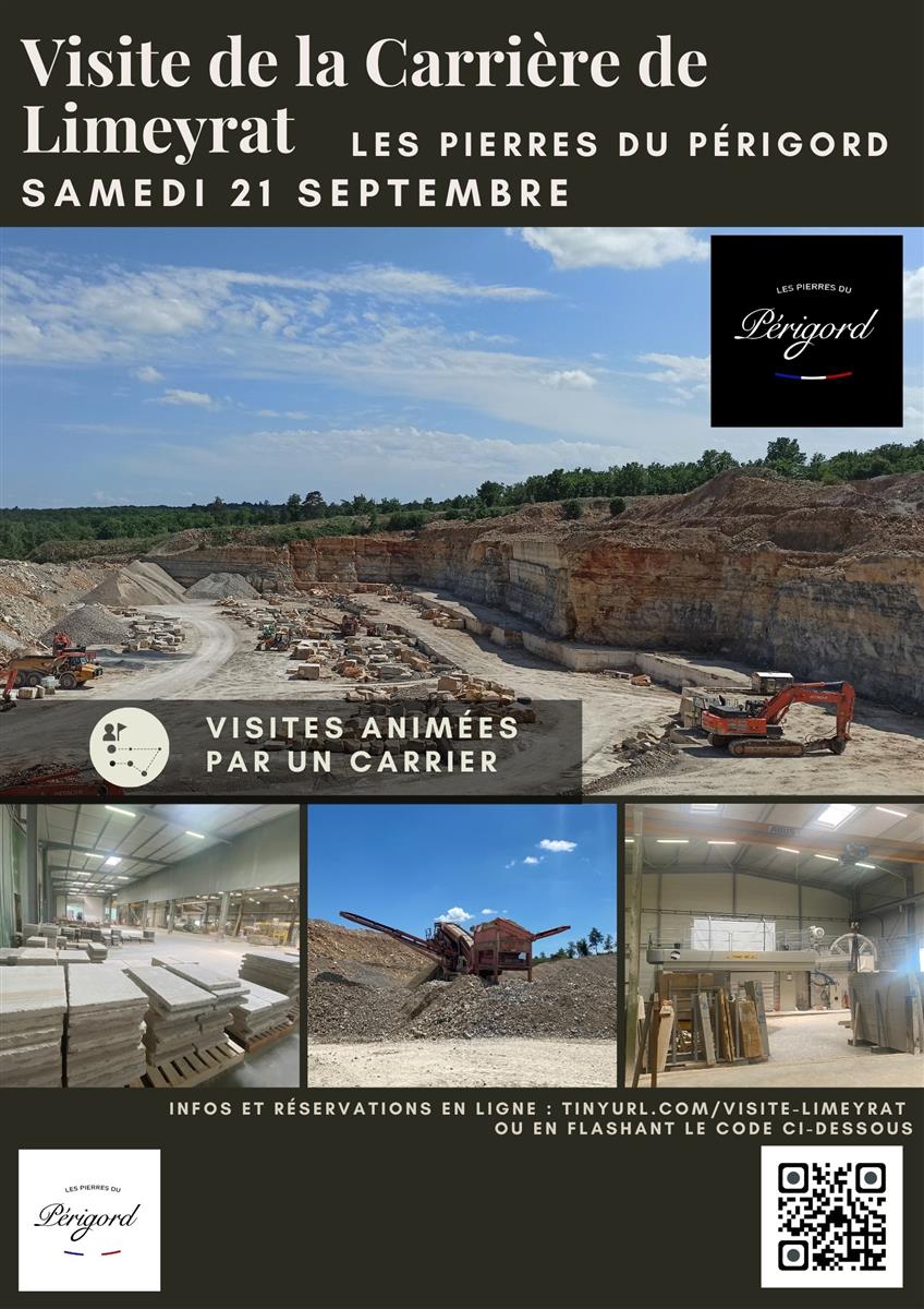 Visite de la carrière de Limeyrat