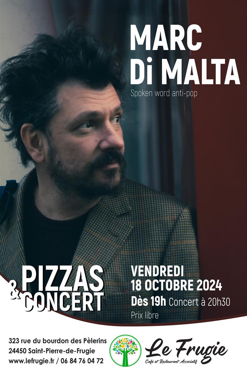 Pizzas et spectacle de Marc di Malta (concert  ...