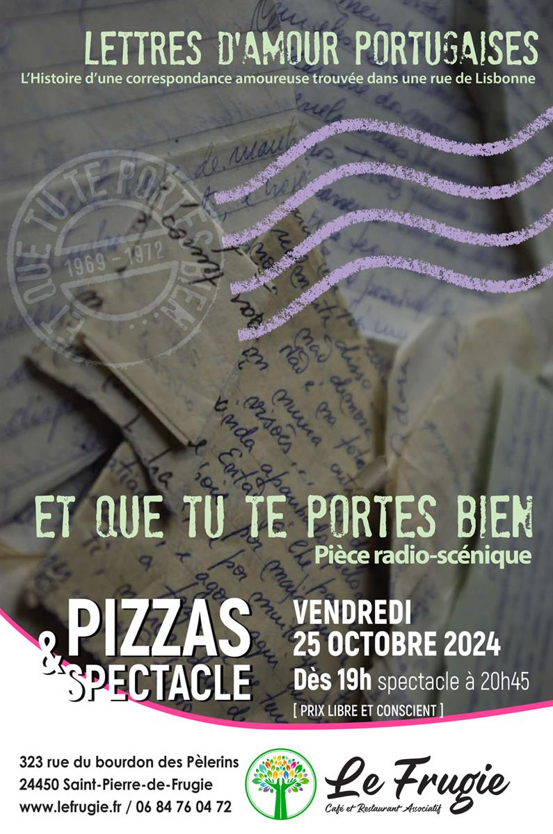 Pizzas et spectacle "…et que tu te portes bien ...