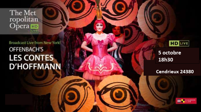 Metropolitan Opéra Live : Les Contes d'Hoffmann