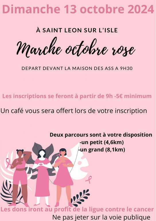 Octobre rose : marche