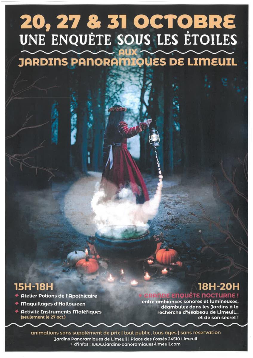 Halloween au Jardins Panoramiques de Limeuil