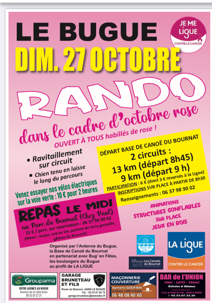 Animation octobre rose