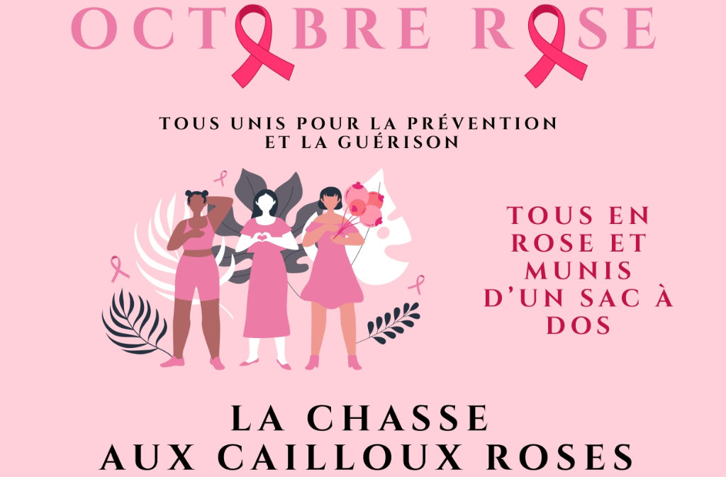 Octobre Rose | La chasse aux cailloux roses