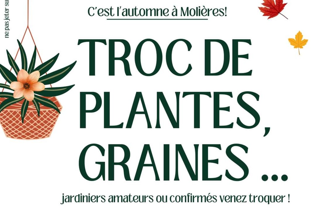 Troc de plantes, graines...