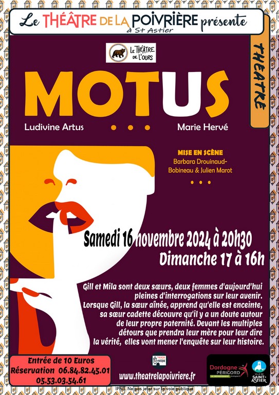 Théâtre : "Motus"