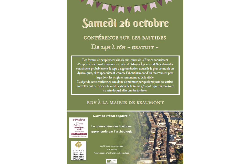 Conférence sur les Bastides