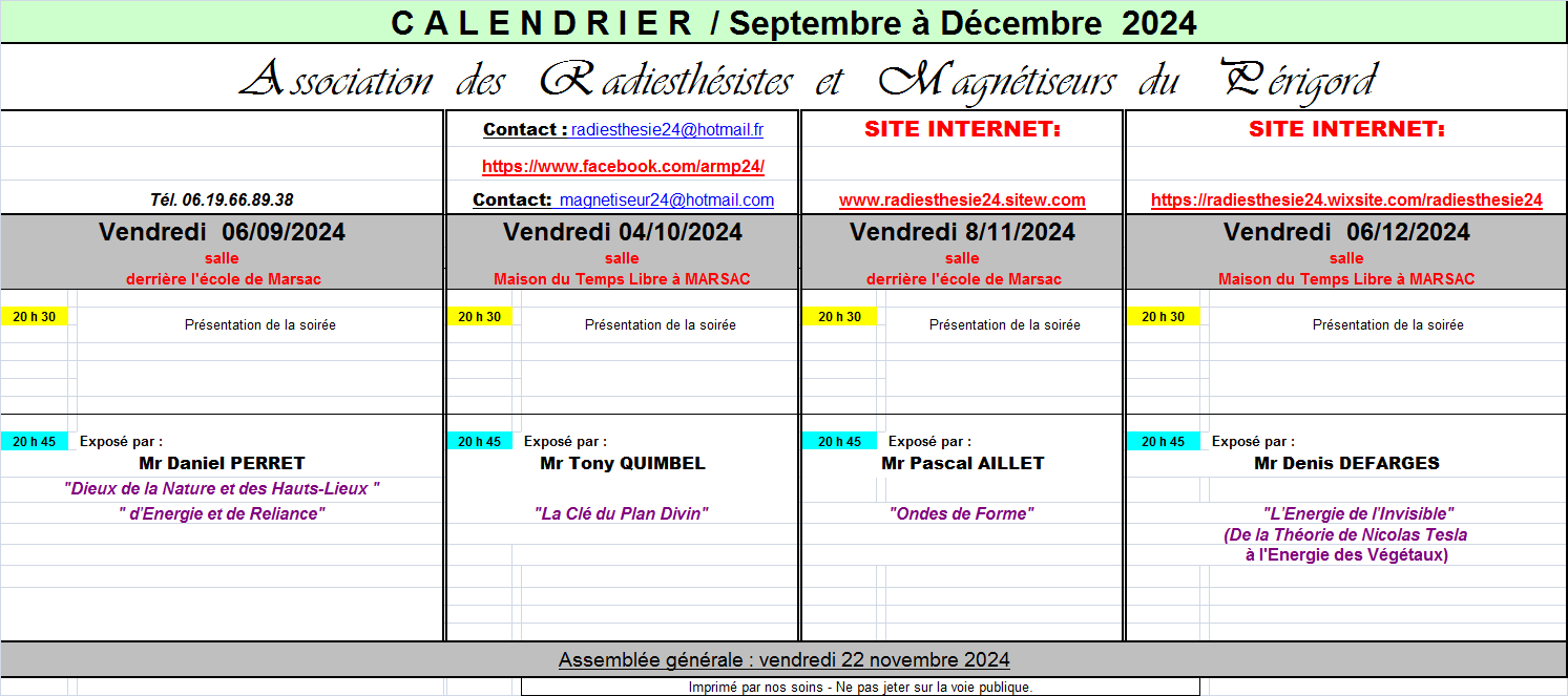 ARMP/ Conférence de Mr Pascal AILLET "les Onde ...