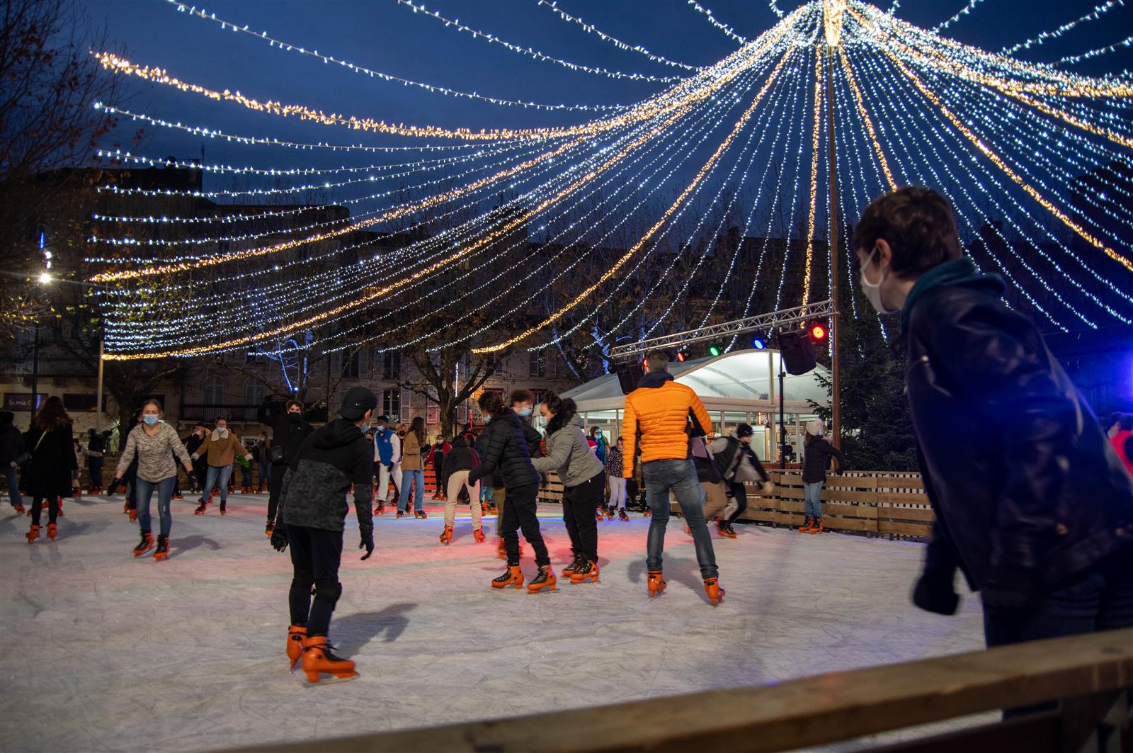 La patinoire de Noël