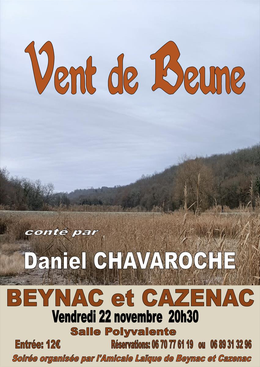 Contes avec Daniel Chavaroche : Vent de Beune