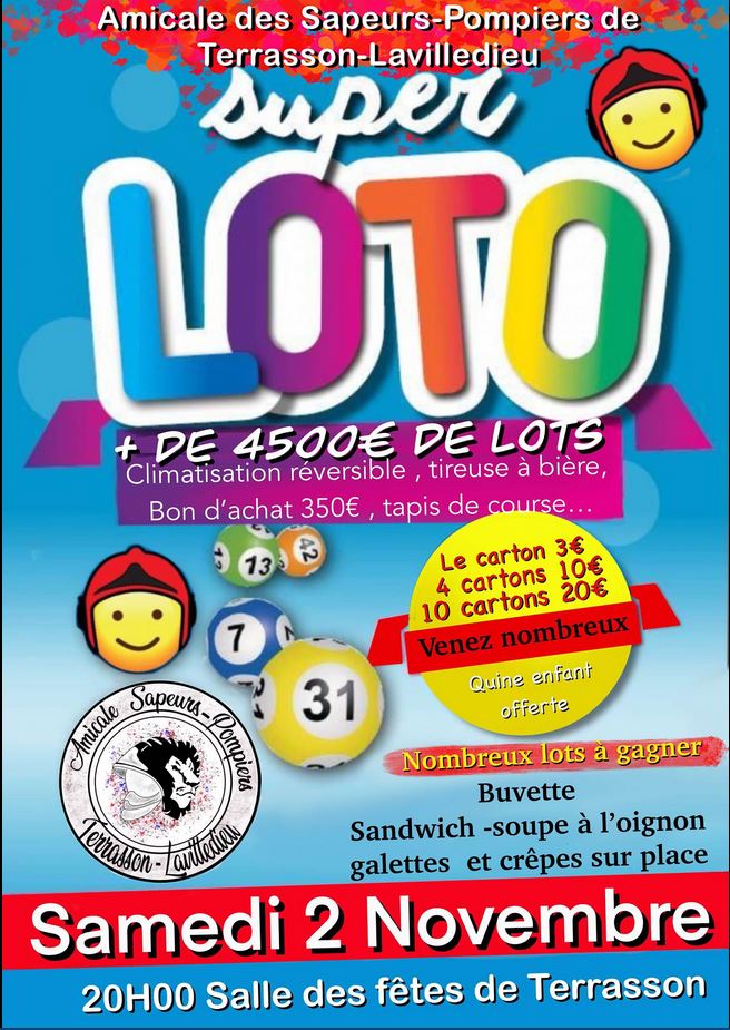 Super loto des pompiers