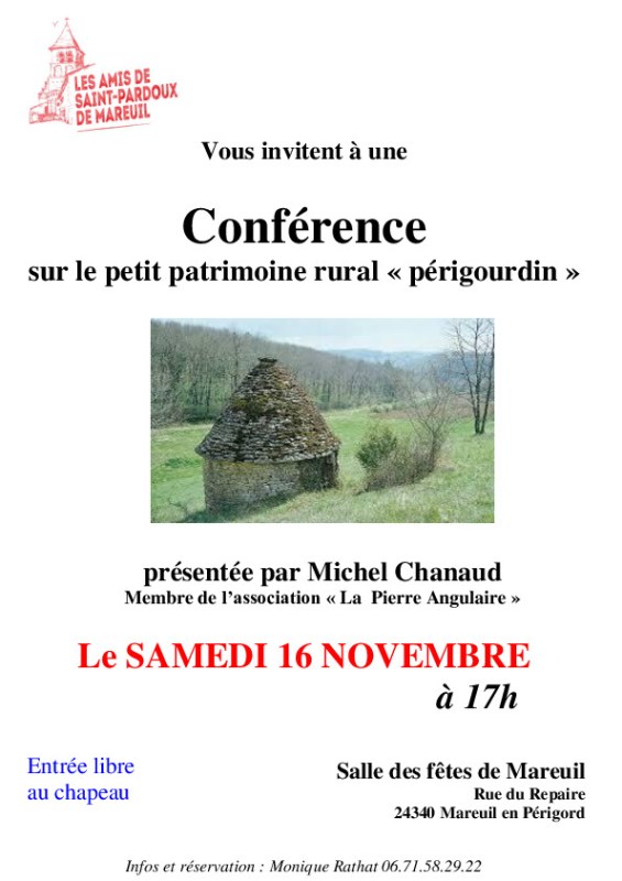 Conférence sur le petit patrimoine rural périg ...