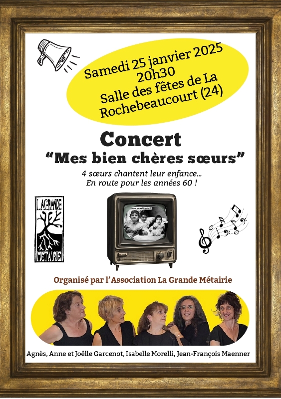 Spectacle musical: "Mes bien chères soeurs"