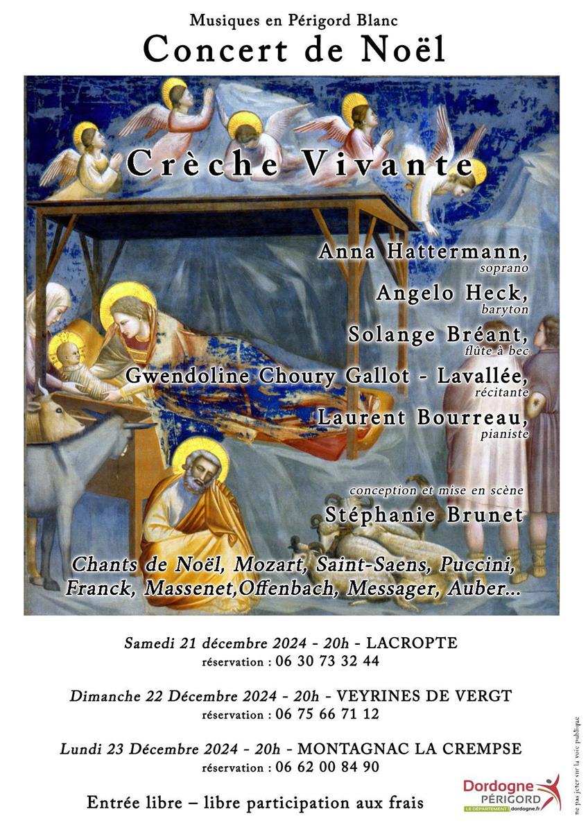 Concert de noël - Crèche vivante - Veyrines de ...