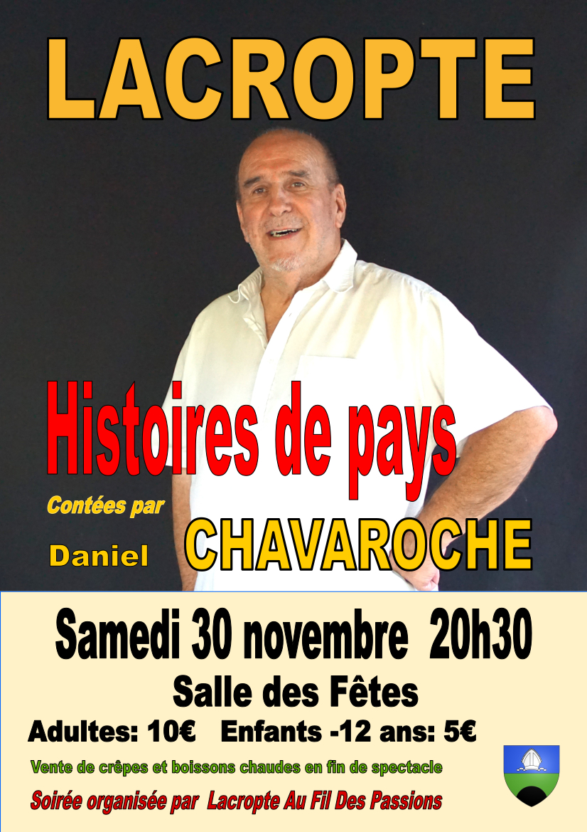 Histoires de pays, conté par Daniel Chavaroche ...