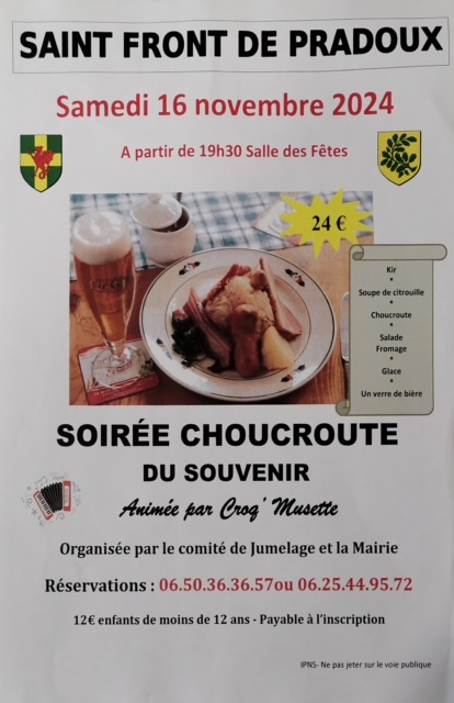 soirée choucroute