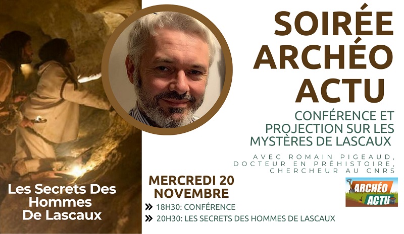 Soirée Archéo Actu : conférence et projection  ...