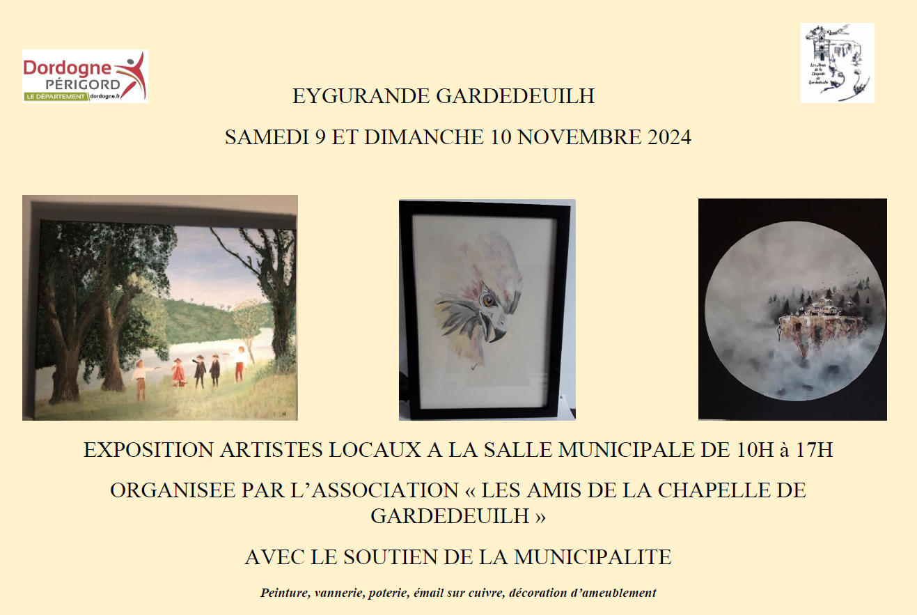 Exposition d'artistes locaux