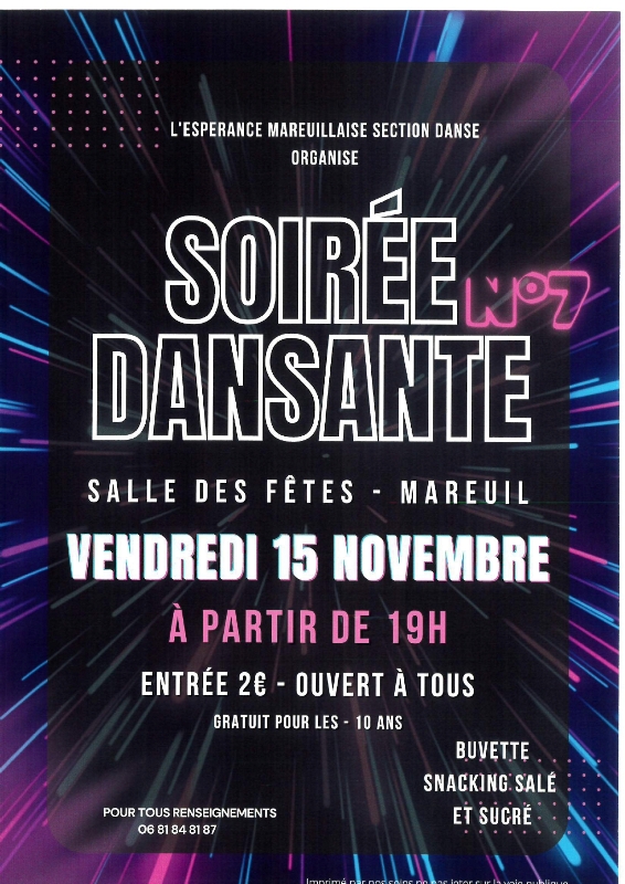 Soirée dansante