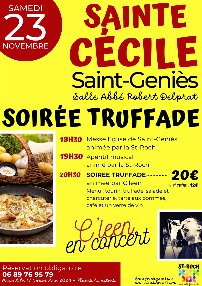 Sainte-Cécile - soirée truffade