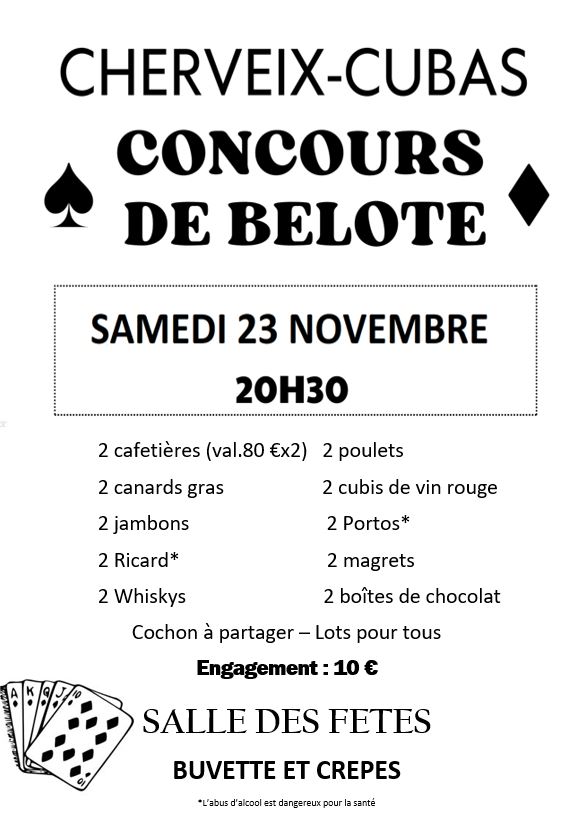 Concours de belote