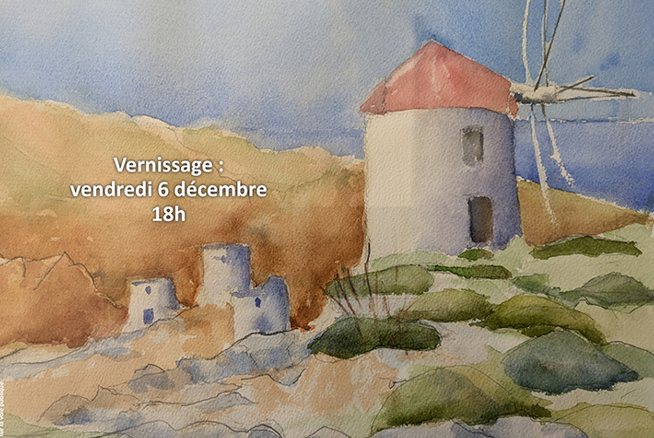 Colette Beau | Exposition aquarelles et huile