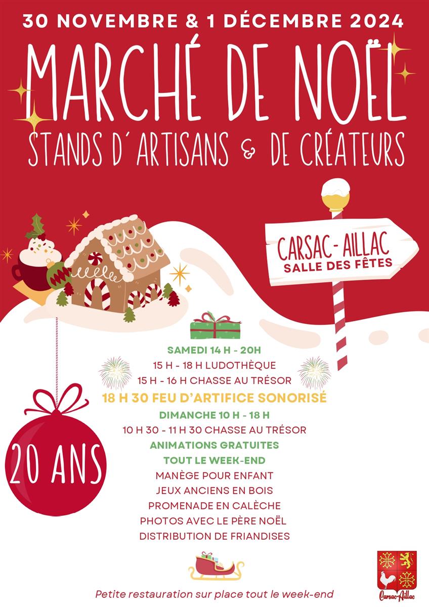 Marché de Noël de Carsac-Aillac