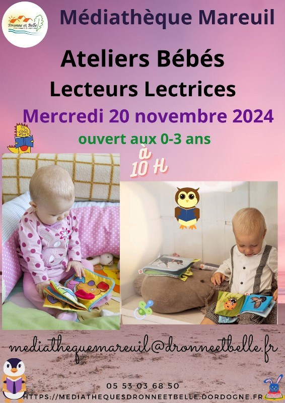 Ateliers bébés lecteurs