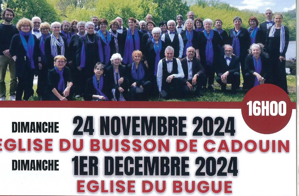 Concert chorale du Bugue