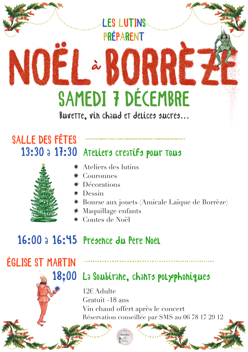 Fête de Noël à Borrèze