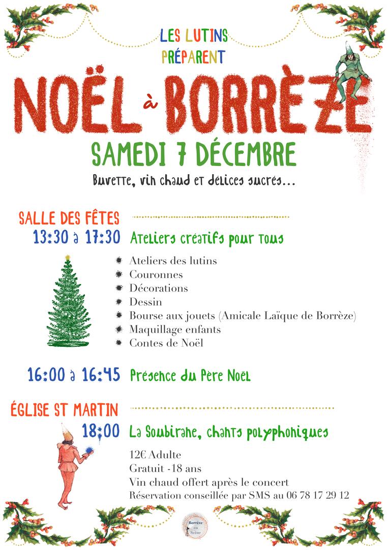 Fête de Noël à Borrèze