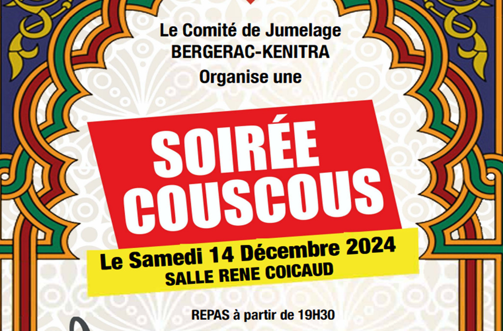 Soirée Couscous du Comité de Jumelage Bergerac ...