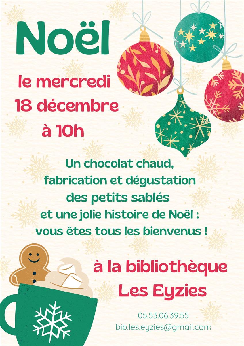 Noël à la bibliothèque